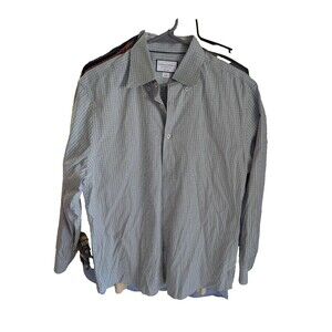 Charles Tyrwhitt Slim Fit 16/34 Jermyn Street London Non Iron Shirt Houndstooth